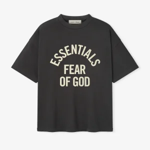 ESSENTIALS Campus 90s Tee Black