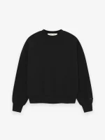 Essentials SS26 Classic Crewneck Sweatshirt Black
