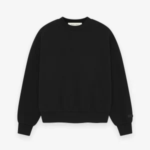 Essentials SS26 Classic Crewneck Sweatshirt Black
