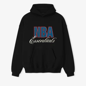 ESSENTIALS NBA 90s Hoodie Black