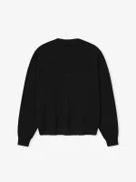 Essentials Signature Waffle 90s Sweater Black
