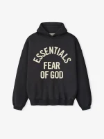 ESSENTIALS Campus 90s Hoodie Black