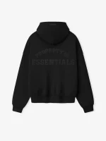 ESSENTIALS Property Half Zip Hoodie Black