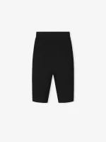 ESSENTIALS Womens Rib Bike Short Black