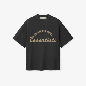 ESSENTIALS Kids Training 90s Tee Balck