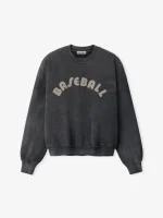 Fear of God Baseball Raglan Sweatshirt Black