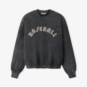 Fear of God Baseball Raglan Sweatshirt Black