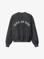 Fear of God Baseball Raglan Sweatshirt Black