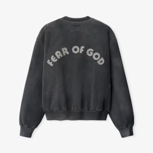Fear of God Baseball Raglan Sweatshirt Black