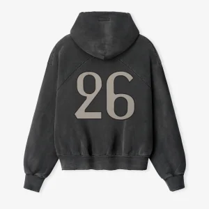 Fear of God 26 Classic Raglan Hoodie Black