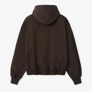 Fear of God Womens Half Raglan Hoodie Brown