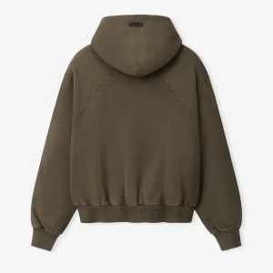 Fear of God Sunfaded Classic Raglan Hoodie Brown