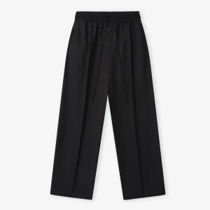 Fear of God Black Striped Wool Drawstring Pants