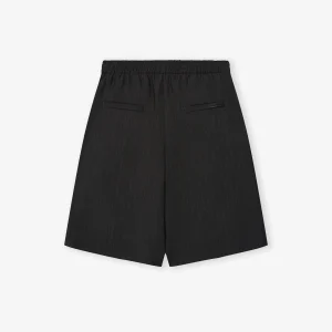 Fear of God Black Striped Wool Baggy Shorts