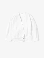 Fear of God Womens Cotton Lapelless Jacket