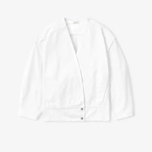 Fear of God Womens Cotton Lapelless Jacket