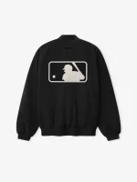ESSENTIALS MLB Full Zip Bomber Black