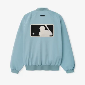 ESSENTIALS MLB Full Zip Bomber Blue