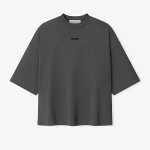 ESSENTIALS Merch Tee Boxy Fit Iron Grey