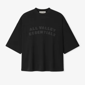 ESSENTIALS Sport Mesh Merch Tee Boxy Fit Black
