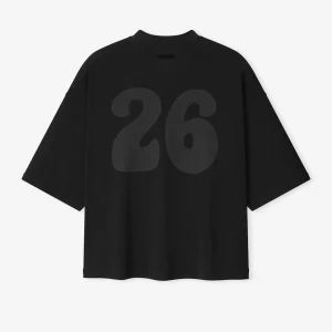 ESSENTIALS Sport Mesh Merch Tee Boxy Fit Black