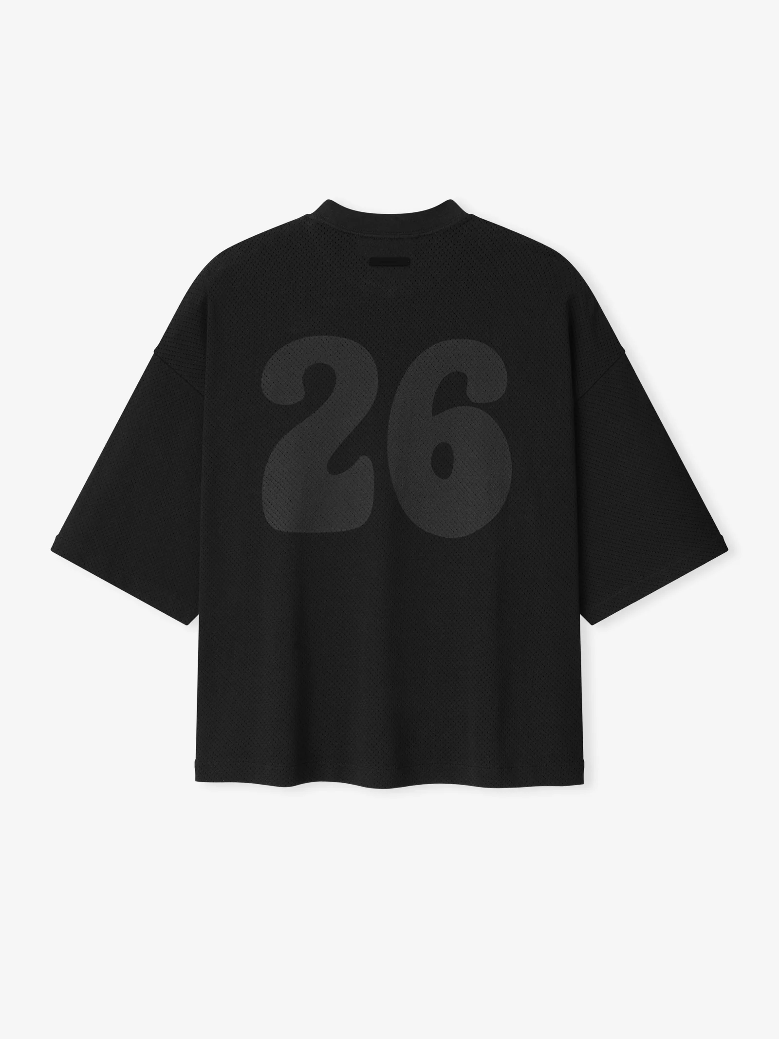 ESSENTIALS Sport Mesh Merch Tee Boxy Fit Black