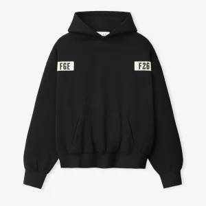 ESSENTIALS 90s Hoodie Vintage Black