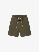 ESSENTIALS Cargo Basketball Short Moss