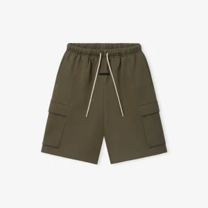 ESSENTIALS Cargo Basketball Short Moss