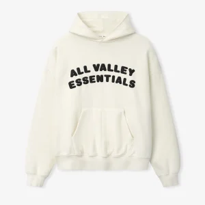 ESSENTIALS 90s Hoodie White