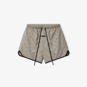 ESSENTIALS Nylon Checkered Short Seal