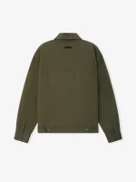 ESSENTIALS Cotton Twill Work Jacket Moss