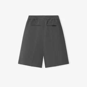 ESSENTIALS Cotton Twill Relaxed Short
