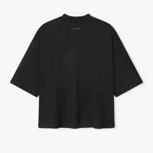 ESSENTIALS Soft Knit Tee Black