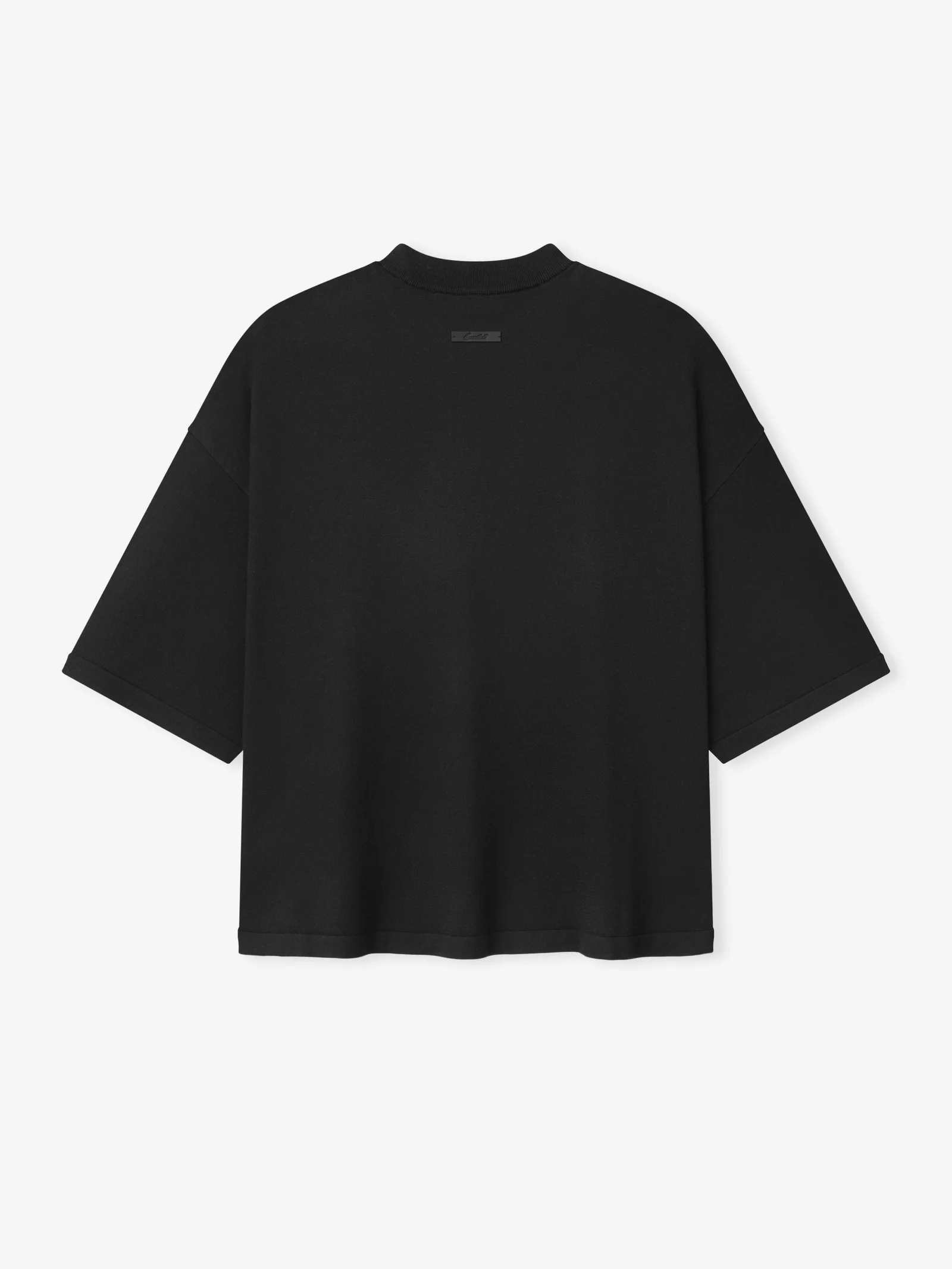 ESSENTIALS Soft Knit Tee Black