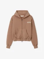 ESSENTIALS Womens 90s Full Zip Hoodie Ginger