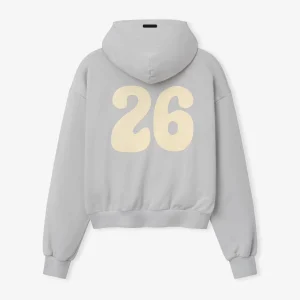 ESSENTIALS Womens 90s Full Zip Hoodie