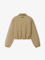 ESSENTIALS Womens Cotton Work Jacket Dune