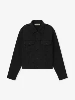 ESSENTIALS Classic Denim Jacket Black