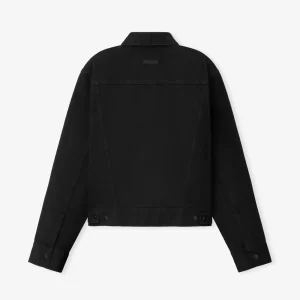 ESSENTIALS Classic Denim Jacket Black