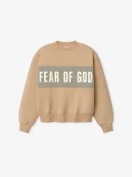Essentials Womens Paneled Sweatshirt Ginger