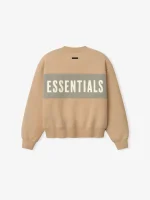 Essentials Womens Paneled Sweatshirt Ginger
