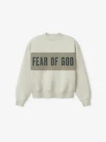 Essentials Womens Paneled Classic Sweatshirt Vanila