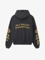 ESSENTIALS 90s Zip-Up Hoodie Iron Grey