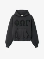 ESSENTIALS Womens 90s Fleece Hoodie Grey