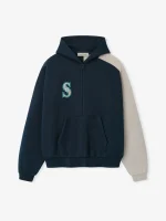 ESSENTIALS Mariners Raglan Half Zip Sport Hoodie