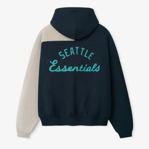 ESSENTIALS Mariners Raglan Half Zip Sport Hoodie