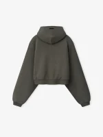 ESSENTIALS Womens Embossed FW26 Hoodie Ash